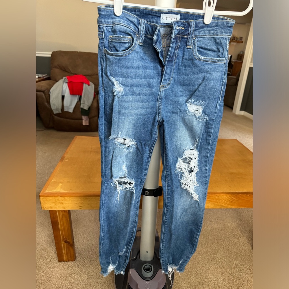 Cello Distressed Blue Jeans SIZE 3
